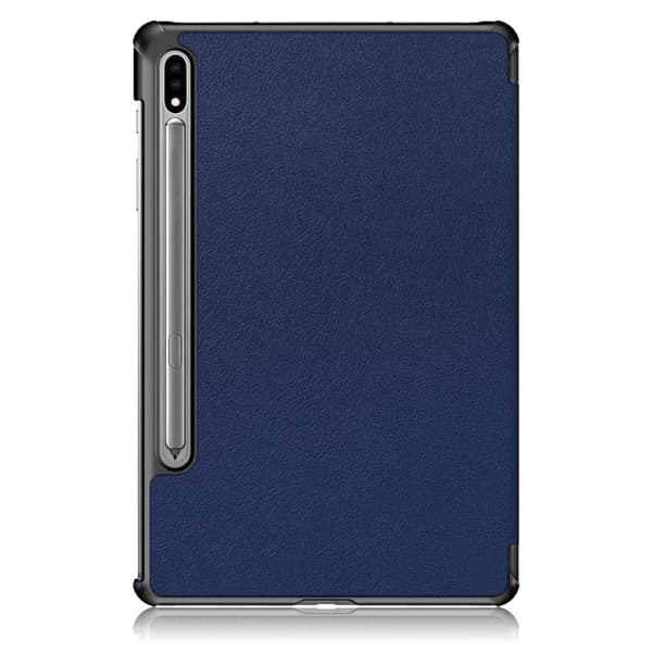 Slim Fit Dekseldeksel Til Samsung Galaxy Tab S7 FE - Mørkeblå Blue