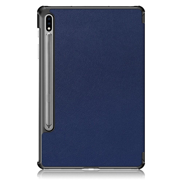 Trifoldet stativ Smart Taske til Samsung Galaxy Tab S7 FE/Tab S7 Plus/Tab S8+ Blue
