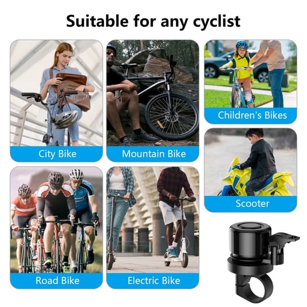 Ringklocka Cykel inkl. Anti-Lost Spårare Global Finder Smart Locator iPhone Svart one size