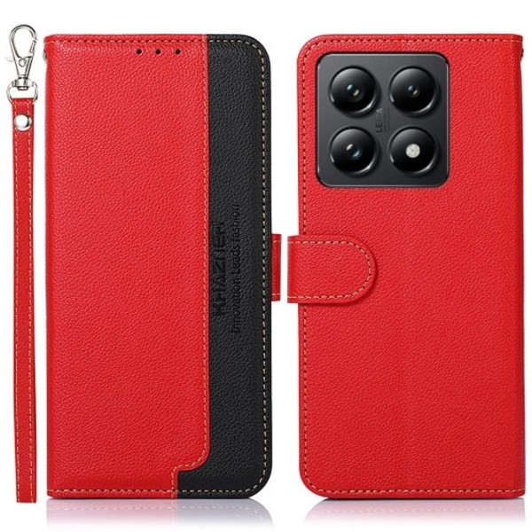 KHAZNEH Wallet case for Xiaomi 14T Red
