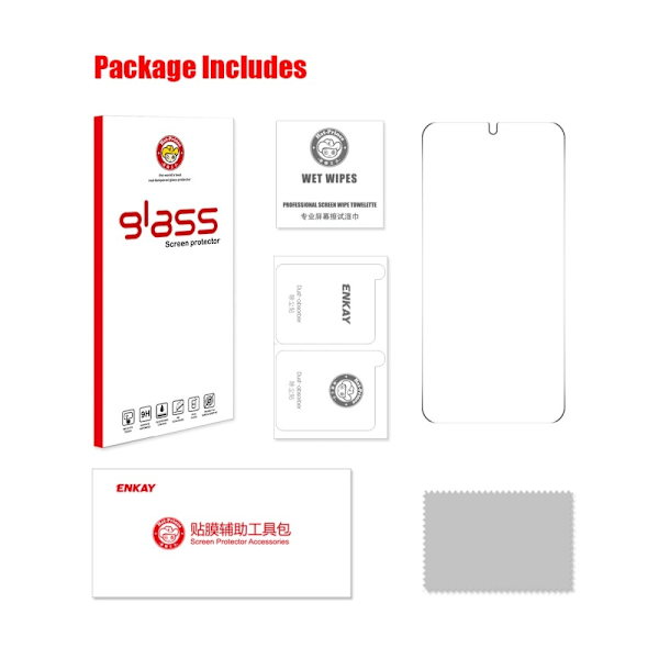 ENKAY Hærdet glas til Samsung Galaxy S25 Edge Transparent