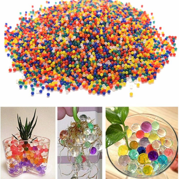 260 g jordfri voksende perler Farverigt assorteret vanddekoratio Multicolor