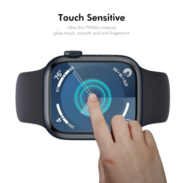 För A Watch Series 10 42mm Skärmskydd 3D Curved Clear Film - Transparent Transparent