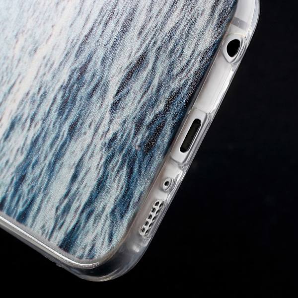 Samsung Galaxy S6 TPU skal Anchor and Quote Lila