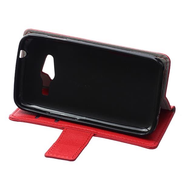 Samsung Galaxy Trend 2 LITE Lommebok - cover RØD Black