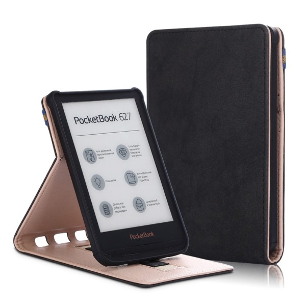 Kotelo PocketBook lukutabletille - Useita eri malleja - Musta Black