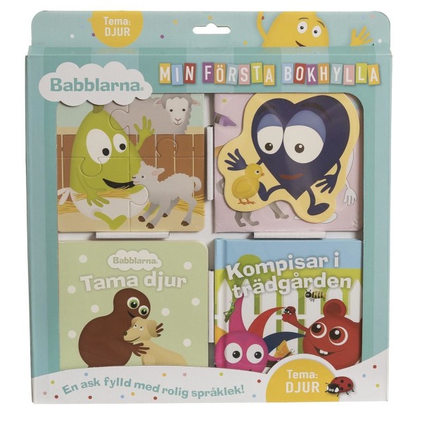 Babblarna- Ensimmäinen kirjahylly, Eläimet Multicolor