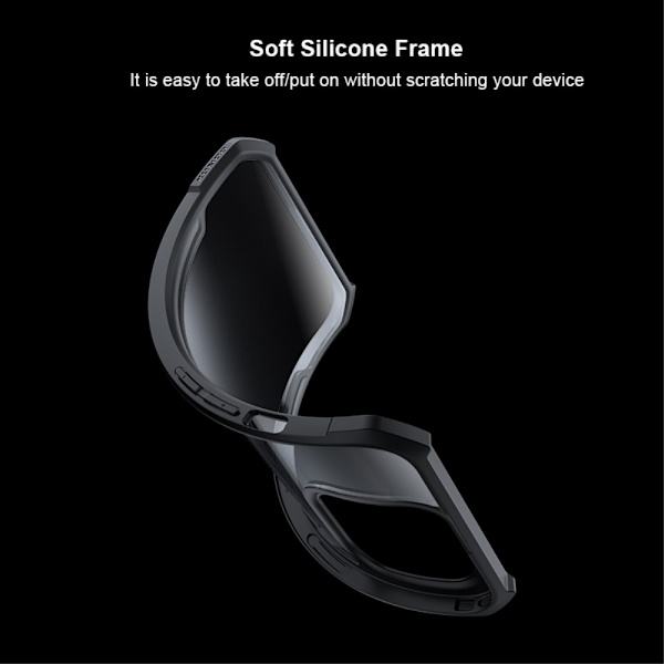 XUNDD TPU Hybrid Skal Fodral till iPhone 15 Pro - Svart Svart