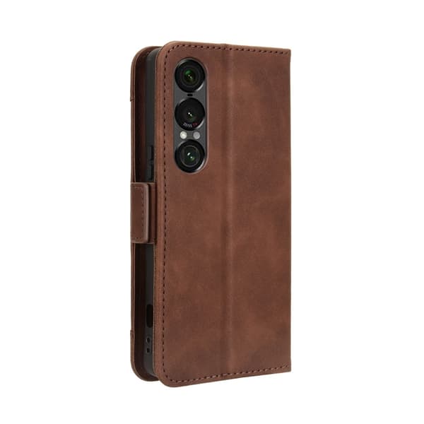 Wallet case Case Cover for Sony Xperia 1 VII Brown