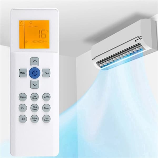 Fjärrkontroll Ersättning för RG67G(2S) / BGEF för Carrier Air Conditioner Vit