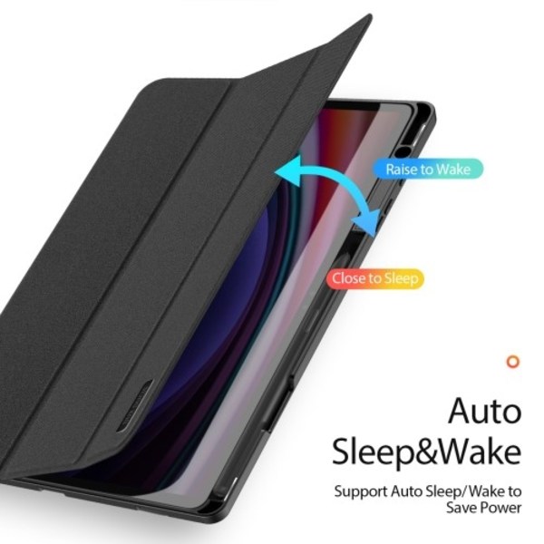 DUX DUCIS Domo Samsung Galaxy Tab S10+ / S9+ / S9 FE+ Svart
