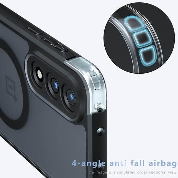 For OnePlus Nord 5 5G Case TPU Cover Back Cover Magsafe Compatible Black