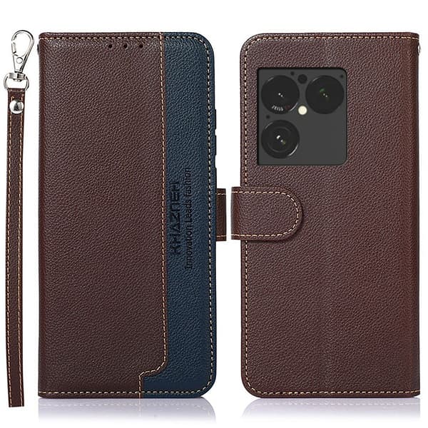 KHAZNEH Plånboksfodral med Stativ för Sony Xperia 1 VIII Blå