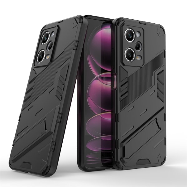 Til Xiaomi Redmi Note 12 Pro 5G Shell Case Hard+Soft TPU Stand Transparent