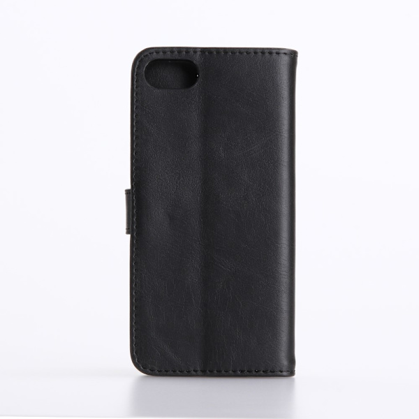 Retro Crazy Horse-etui for iPhone SE (2020)/SE (2022)/8/7 4,7 tommer Black