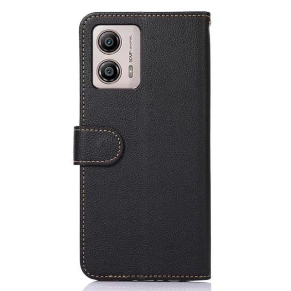 KHAZNEH telefoncover til Motorola Moto G53 5G/G23 4G/G13 4G - Sort/Rød Black