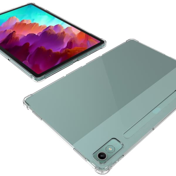 Til Lenovo Tab P12 - TPU Klar Frost Tablet Deksel Transparent