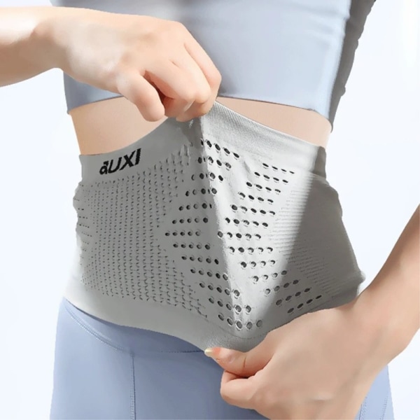 Elastisk løbebælte-taljetaske Fanny Pack - Sort / M Black