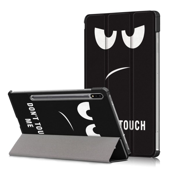 Slim Fit Cover Fodral Till Samsung Galaxy Tab S7 FE / Tab S7 Plus / Tab S8+ - Don't Touch multifärg