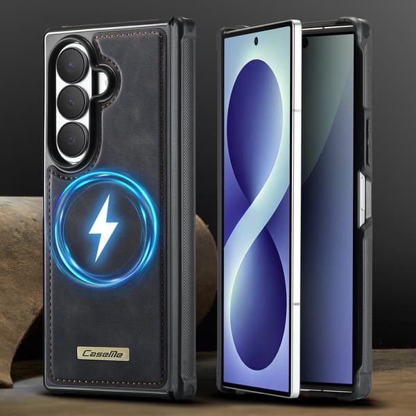CASEME Magnetisk telefondeksel til Samsung Galaxy Z Fold8 Ultra Black