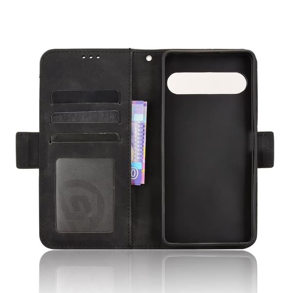 Wallet case Case Cover for Sony Xperia 10 VII Black