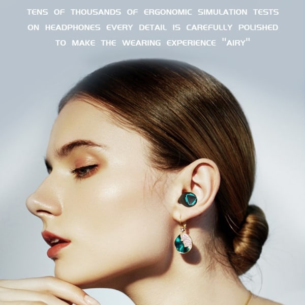 MK47 Mechanical Gaming Bluetooth In-ear Headset - Grå Grey