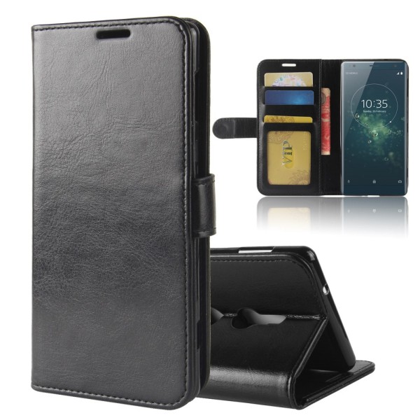 Lompakko matkapuhelimen kotelo Sony Xperia XZ2 - musta Black