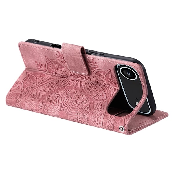 Til iPhone Air Stand Cover Totem Tegnebogsetui Pink