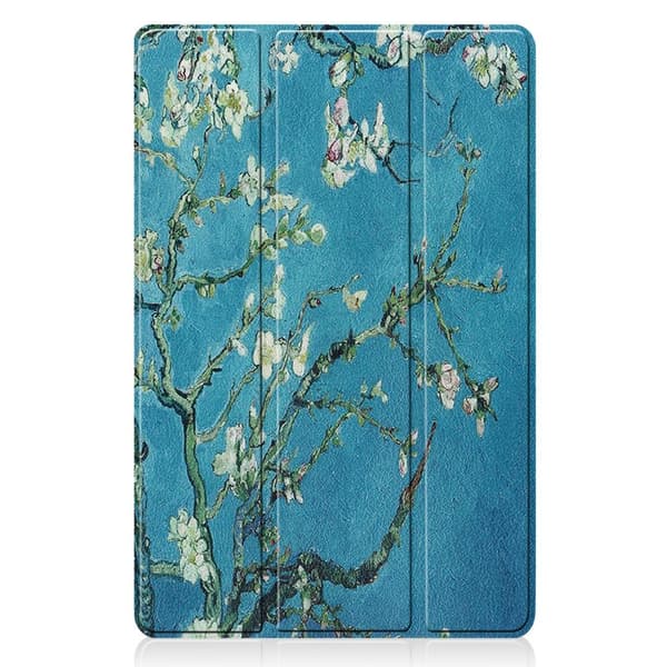 Xiaomi Pad 5 Stativ Slim Fit Deksel Sleep / Wake - Plommeblomst Green