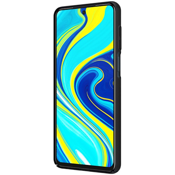 NILLKIN Xiaomi Redmi Note 9 Pro Frostat skal hårt - Svart Svart