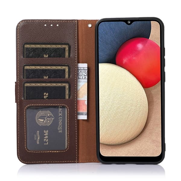 KHAZNEH Xiaomi 17T Pro Lompakkokotelo Brown