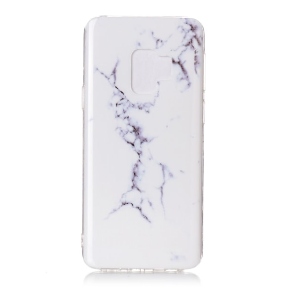 IMD mønstret TPU mobilcover Samsung Galaxy S9 SM-G960 - Hvid