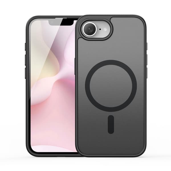 For iPhone 17e / 16e Deksel Kompatibelt med MagSafe DUX DUCIS Yind-serien Matt Deksel Black