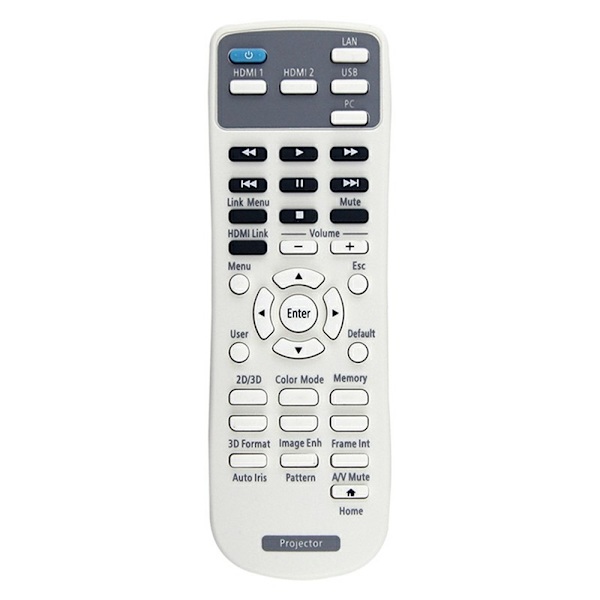 Fjernkontroll Erstatning CH-TW5300 for Epson-projektor White