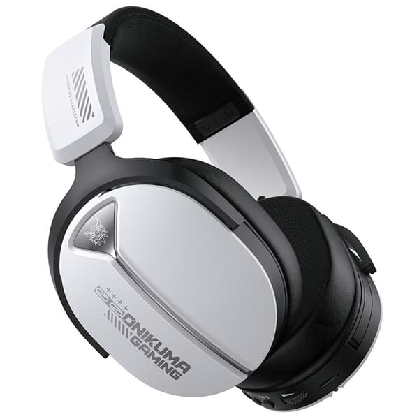 ONIKUMA GT887 Gaming Headset LED Trådbundna Over-Ear-hörlurar Mikrofon - Vit Vit