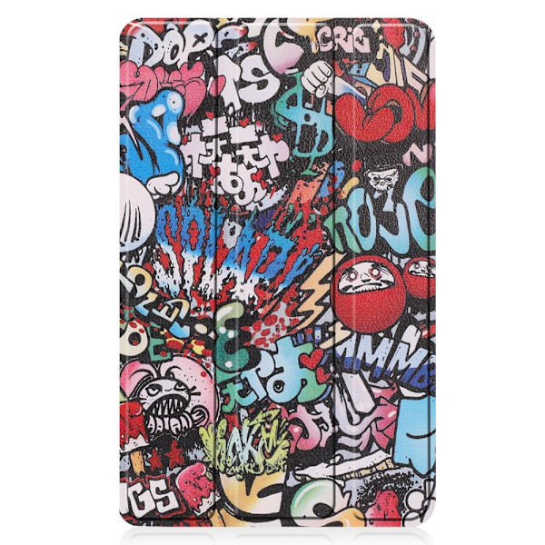 Trifoldbart cover til Lenovo Tab M7 (1 Gen) - Graffiti Multicolor