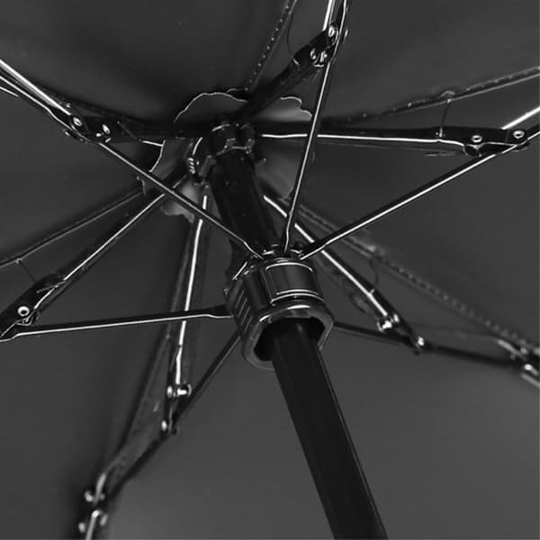 Stabil paraply Anti - UV foldbar Kompakt med kapseletui Black