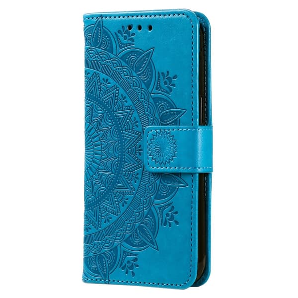 För Xiaomi Redmi 15C Stativfodral Totem Plånboksfodral Blå