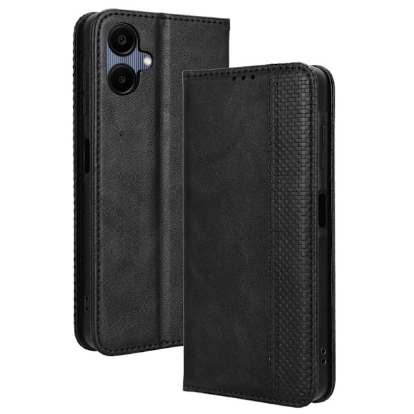 Vintage Plånboksfodral Till Samsung Galaxy A36 5G - Svart Svart