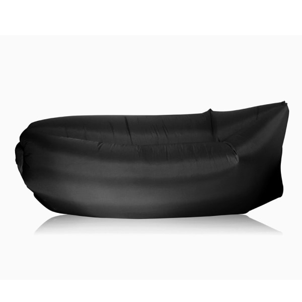 NEOPINE luftsoffa, Inflatable Air Sofa Laybag Svart