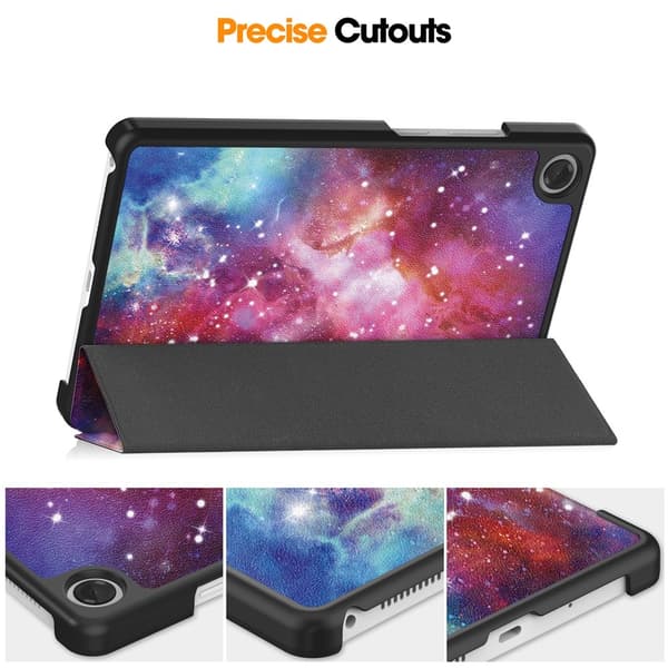 Tri-fold Veske til Lenovo Tab One - Galaxy Multicolor