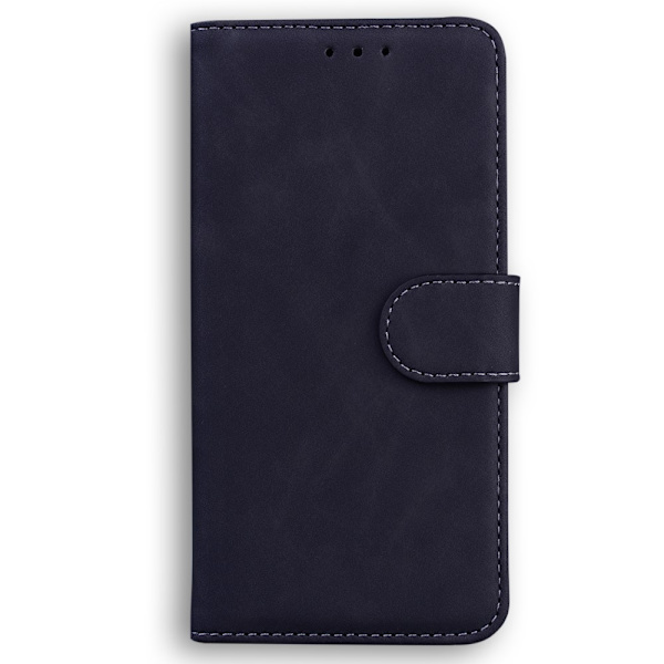 Sony Xperia 5 V Yksivärinen Lompakkomainen Suojakuor Black