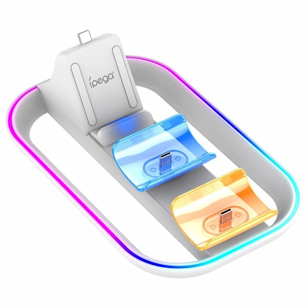 IPEGA Ladestasjon for PlayStation Portal / PS5-kontrollere White