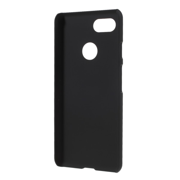 Rubberized Hard Plastic Cover for Google Pixel 3 - Black Black