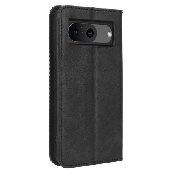 Wallet Stand Flip Phone Case for Google Pixel 8  - Black Black