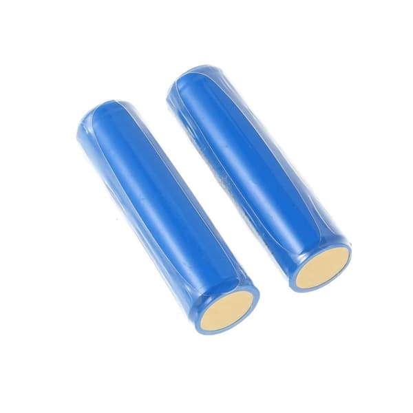 2stk 18650 oppladbart batteri 2200mAh 3.7V Blue