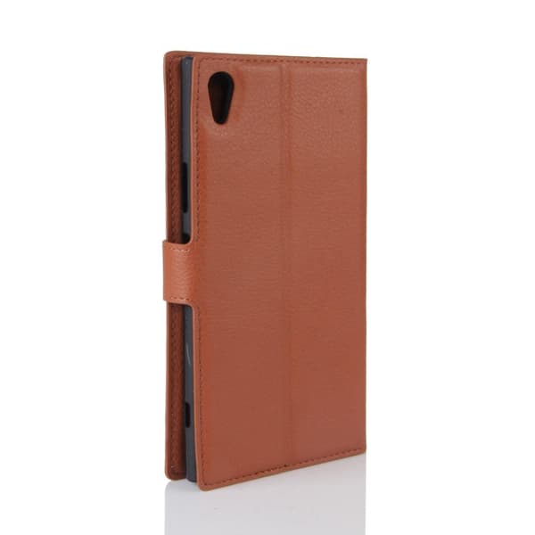 Sony Xperia XA1 Ultra - Retro Plånboksfodral - Brunt Brun