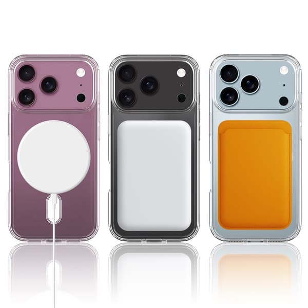 Til iPhone 17 Pro Max Gjennomsiktig Mobildeksel Transparent