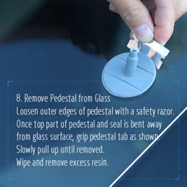 Magic Glass Doctor Auto Bilglas Reparationsværktøjssæt Transparent