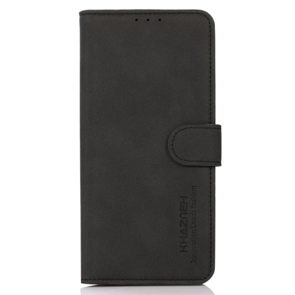 KHAZNEH Retro tegnebogsdæksel til Motorola Moto G32 4G Black